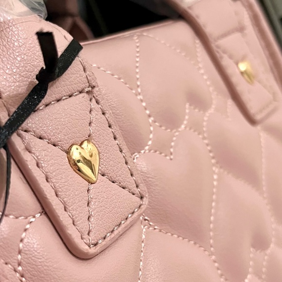 NWT Pink Juicy Couture Quilted Heart Handbag Gift Set - Picture 9 of 13